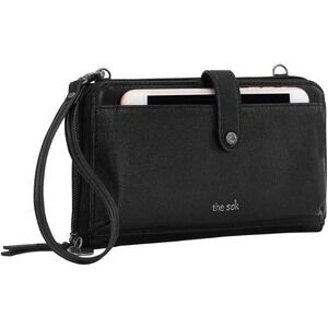 THE SAK leather 3-in-1 phone wallet crossbody